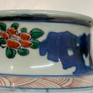 A Chinese wucai 'immortals' vase and cover, Shunzhi — 照片 13