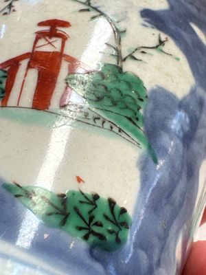 A Chinese wucai 'Jia Guan Jin Jue 加冠進爵' vase, Transitional period — photo 14
