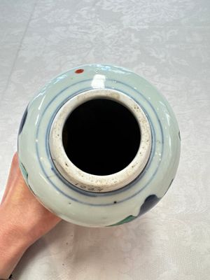 A Chinese wucai 'Jia Guan Jin Jue 加冠進爵' vase, Transitional period — photo 6