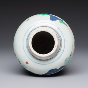 A Chinese wucai 'Jia Guan Jin Jue 加冠進爵' vase, Transitional period — photo 5