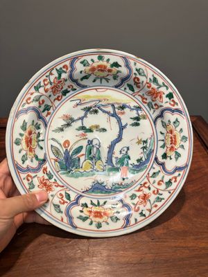 A Chinese wucai ko-sometsuke dish for the Japanese market, Tianqi — photo 1