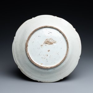 A Chinese wucai ko-sometsuke dish for the Japanese market, Transitional period — photo 2