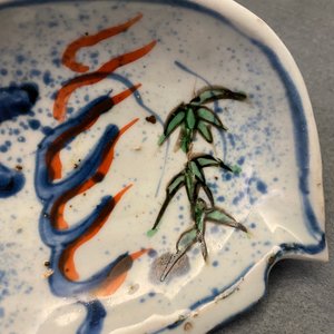 A Chinese wucai ko-sometsuke 'hare' dish for the Japanese market, Tianqi — photo 7