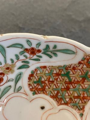 A Chinese wucai ko-sometsuke 'phoenix' plate for the Japanese market, Transitional period — 照片 7