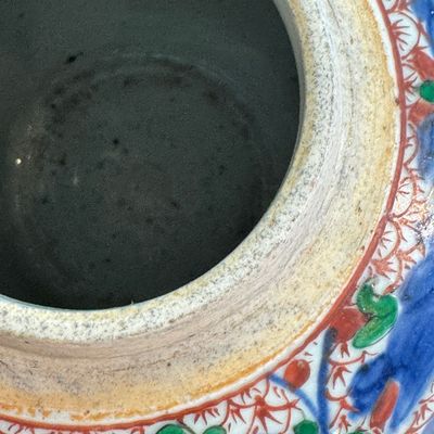 A Chinese wucai 'Peony Scroll' jar — photo 15