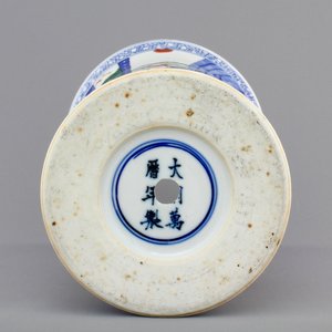 A Chinese wucai porcelain beaker vase, Transitional period, 17th C. — foto 5