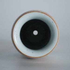 A Chinese wucai rouleau vase with floral medallions, Transitional period — photo 11