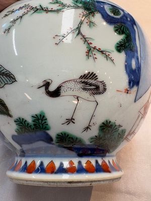 A Chinese wucai vase with narrative design, 19th C. — photo 9
