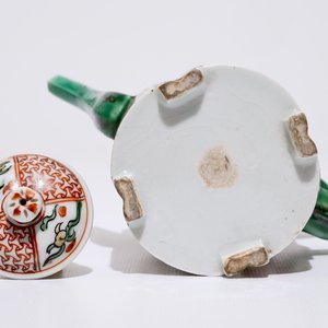 A Chinese wucai wine jug with a dragon-shaped handle, Transitional period — 照片 7