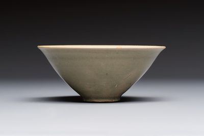 A Chinese Yaozhou celadon-glazed bowl, Song — photo 1