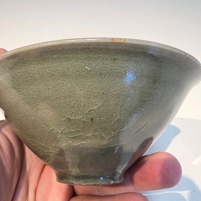 A Chinese Yaozhou celadon-glazed bowl, Song — photo 8