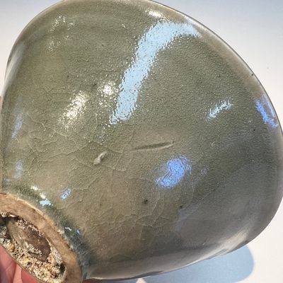 A Chinese Yaozhou celadon-glazed bowl, Song — photo 9