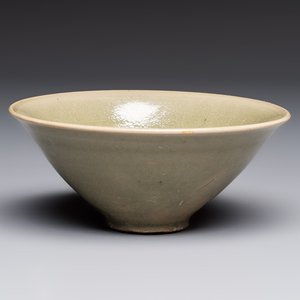 A Chinese Yaozhou celadon-glazed bowl, Song — photo 1