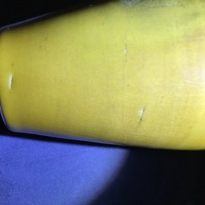A Chinese yellow-glazed ‘laifu zun’ three-string vase, Kangxi — photo 15