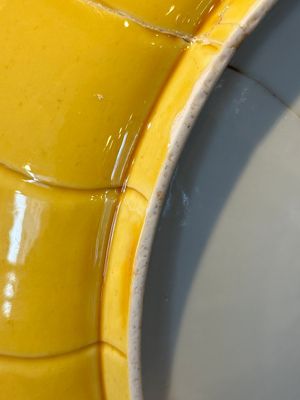 A Chinese yellow-glazed monochrome lotus-shaped dish, Yongzheng mark and of the period — foto 9