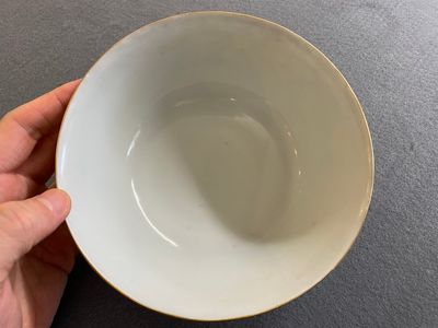 A Chinese yellow-ground famille rose 'dragon and phoenix' bowl, Guangxu mark and of the period — 照片 8
