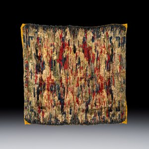 A Chinese yellow-ground kesi silk 'Dragon' panel, 18/19th C. — photo 2