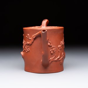 A Chinese Yixing stoneware 'double' teapot, 18th C. — 照片 2