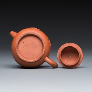 A Chinese Yixing stoneware miniature teapot — photo 7