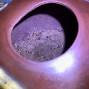 A Chinese Yixing stoneware relief-decorated teapot with nuts and fruits, Shao Er Quan mark, Daoguang — 照片 21