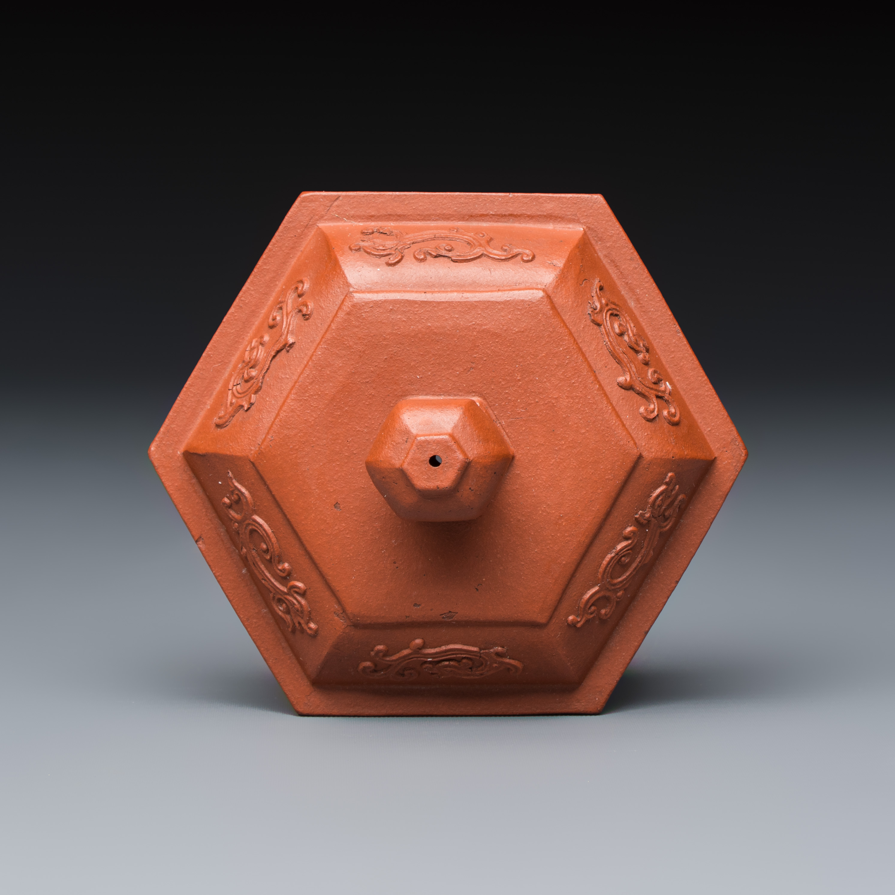 A Chinese Yixing stoneware 'Shou' teapot and cover — photo 8
