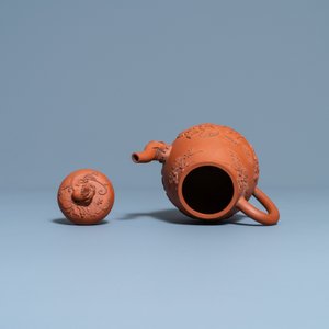 A Chinese Yixing stoneware teapot and cover, Kangxi — 照片 6