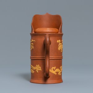 A Chinese Yixing stoneware Tibetan style Duomuhu ewer, Kangxi — photo 3
