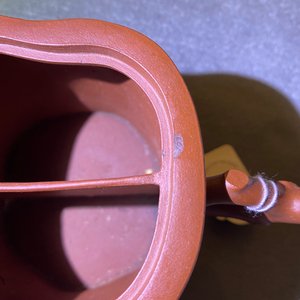A Chinese Yixing stoneware two-spouted teapot with two compartments, Kangxi — photo 16