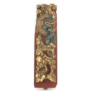 A Chinoiserie dragon panel of a gondola, Venice, ca. 1680 — 照片 1