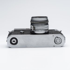 A CLA'd Canon 7 with a Canon LTM 50mm F1.8 lens and a metal cord — photo 11