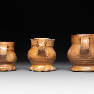A collection of 10 German stoneware mugs, 14/16th C. — photo 11
