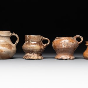 A collection of 10 German stoneware mugs, 14/16th C. — photo 14