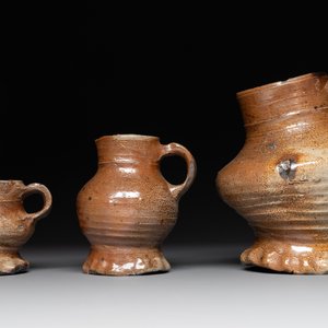 A collection of 10 German stoneware mugs, 14/16th C. — photo 2