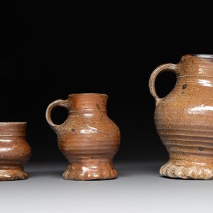 A collection of 10 German stoneware mugs, 14/16th C. — photo 4
