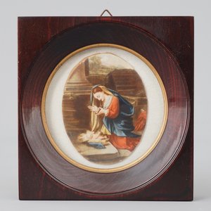 A collection of 10 painted portraits, miniatures on ivory, 19/20th C. — 照片 20