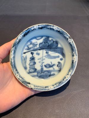 A collection of 11 Chinese blue and white wares, Ming — photo 14