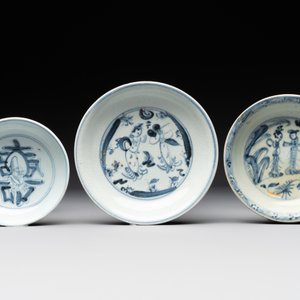 A collection of 11 Chinese blue and white wares, Ming — photo 6