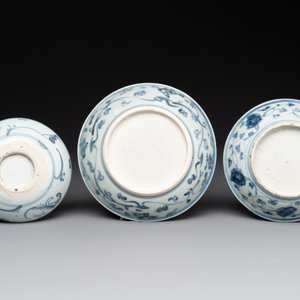 A collection of 11 Chinese blue and white wares, Ming — photo 7
