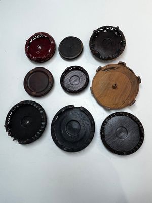 A collection of 111 Chinese wooden stands, 19/20th C. — photo 12