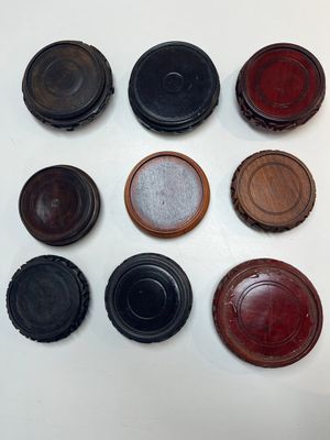 A collection of 111 Chinese wooden stands, 19/20th C. — photo 13