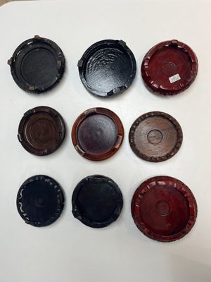A collection of 111 Chinese wooden stands, 19/20th C. — photo 14