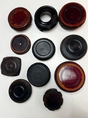 A collection of 111 Chinese wooden stands, 19/20th C. — photo 17