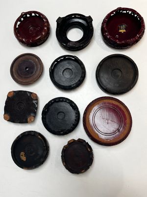 A collection of 111 Chinese wooden stands, 19/20th C. — photo 18