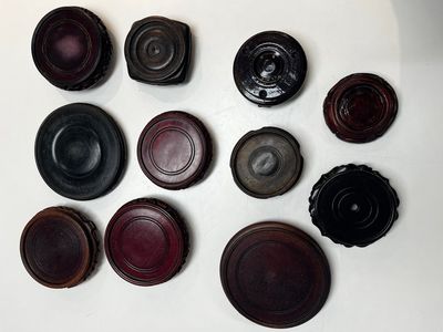 A collection of 111 Chinese wooden stands, 19/20th C. — photo 7