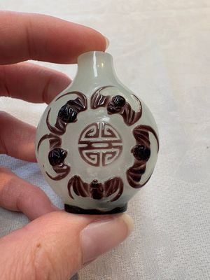 A collection of 12 Chinese glass snuff bottles, 19/20th C. — foto 9