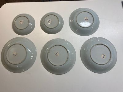A collection of 13 pieces of Chinese blue and white shipwreck porcelain from the Nanking cargo, Qianlong — 照片 8