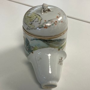 A collection of 14 Chinese qianjiang cai wine cup warmers, 19/20th C. — 照片 17