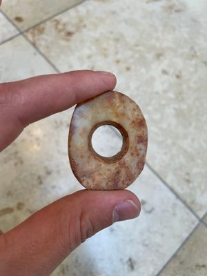 A collection of 16 Chinese neolithic jade 'bi' discs, probably Shang — photo 12