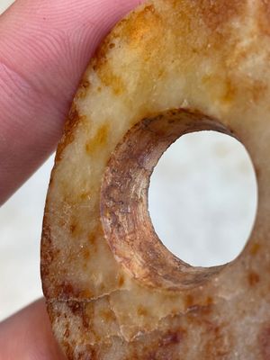 A collection of 16 Chinese neolithic jade 'bi' discs, probably Shang — photo 13