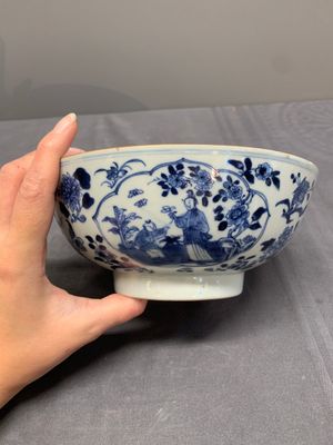 A collection of 17 Chinese blue and white wares, Kangxi/Qianlong — photo 3